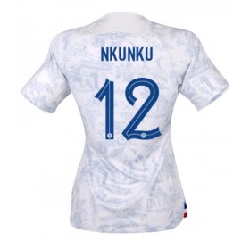 Camiseta de fútbol Francia Christopher Nkunku 12 Mujer 2ª equipación Copa Mundo 2022